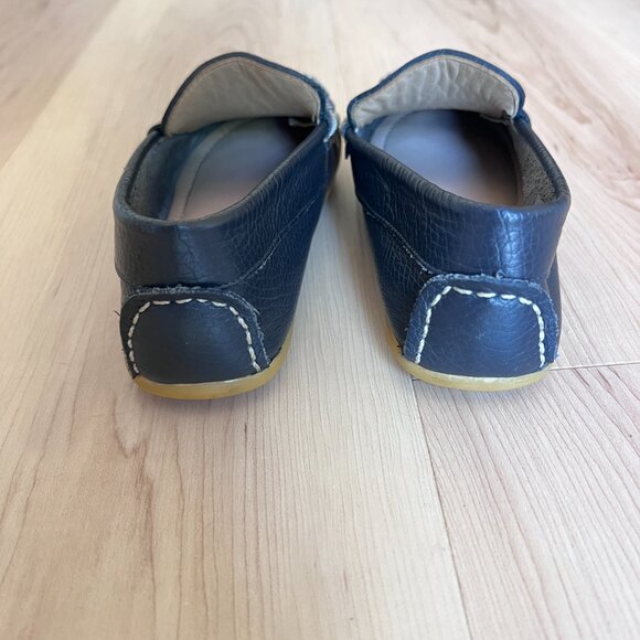 Elephantito Boys Moccasin Loafer Shoe Navy Blue Size Euro 29 US 11.5 - Picture 4 of 8